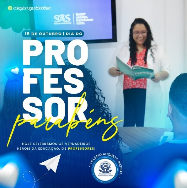 15 de outubro - Dia do Professor