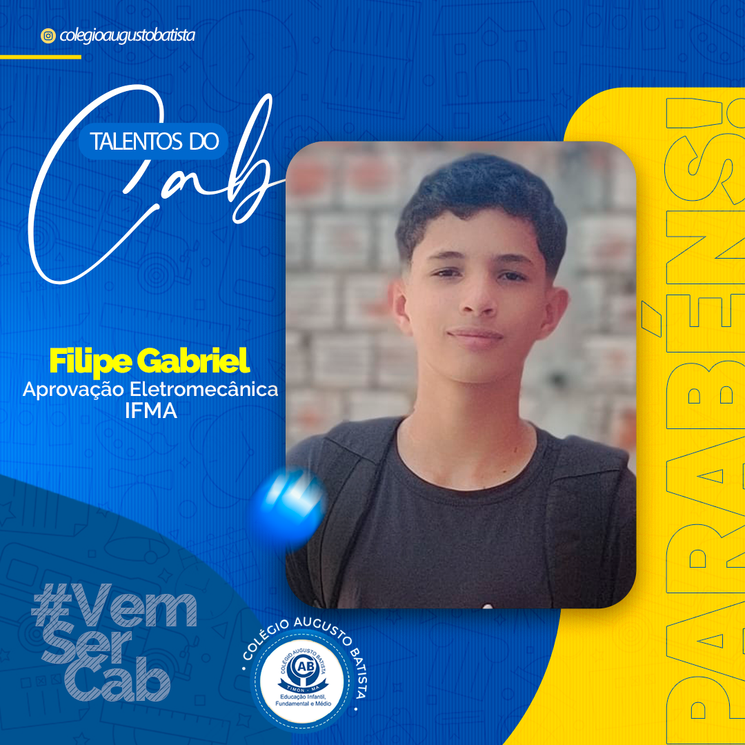 Mais uma referência para os nossos talentos do CAB!