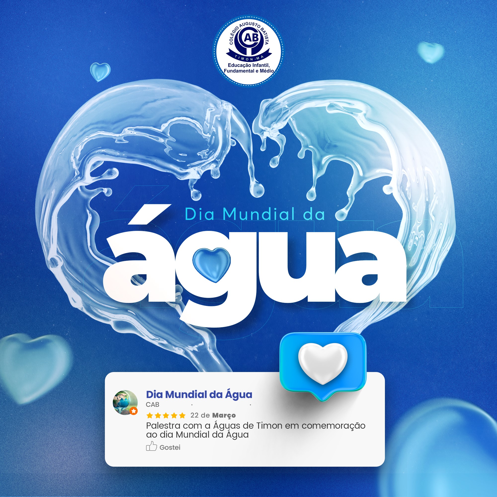 Palestra com a Águas de Timon em comemoração ao dia Mundial da Água